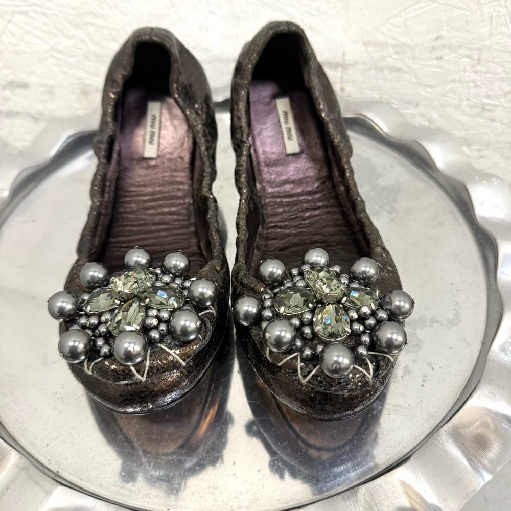 Miu Miu Luxury Ballerina Shoes